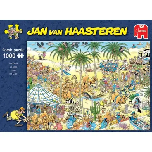 Jumbo Jan van Haasteren Die Oase The Oasis 1000 Teile Puzzle (20048) Foto 3