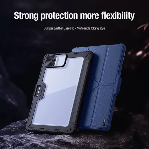 Nillkin Bumper PRO Protective Stand Case priekš Xiaomi Pad 7 melns Foto 4