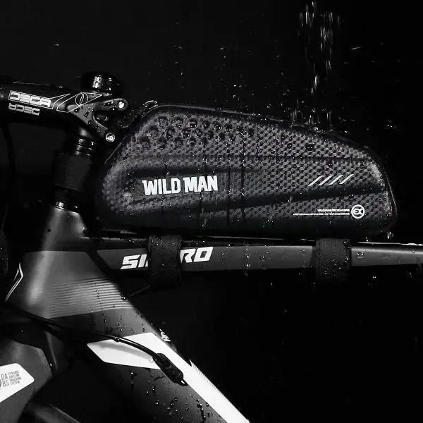 WILDMAN traveling bag for bike frame with zipper 1L EX black Photo