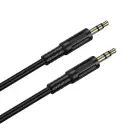 Borofone Cable AUX BL25 Nice - jack 3,5mm to jack 3,5mm - 1 metre black Photo