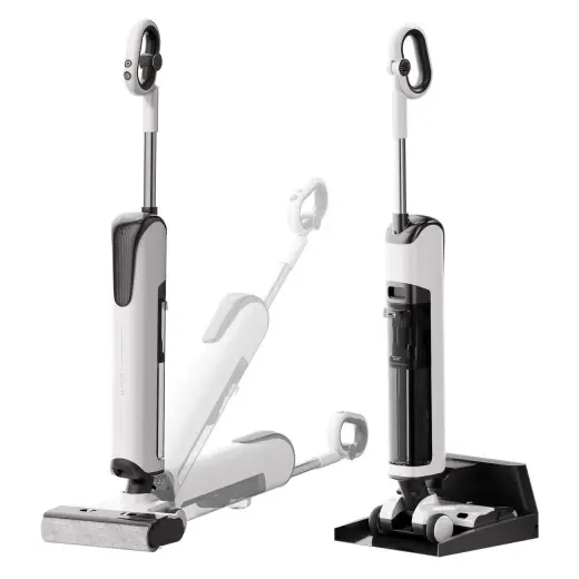 UWANT D100 17000Pa Upright Vacuum Cleaner with Mopping Function and Charging Station - White Фото num