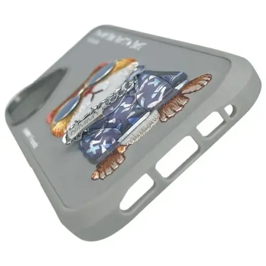 Nimmy чехол для телефона для iPhone 16 6.1 серый Фото num