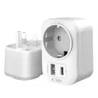 Tech-Protect TA100 UK Adapter - White — Фото 3