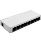 Qoltec Network SWITCH | 8 x RJ45 port | 100Mbps | Fast Ethernet | LAN Foto 1