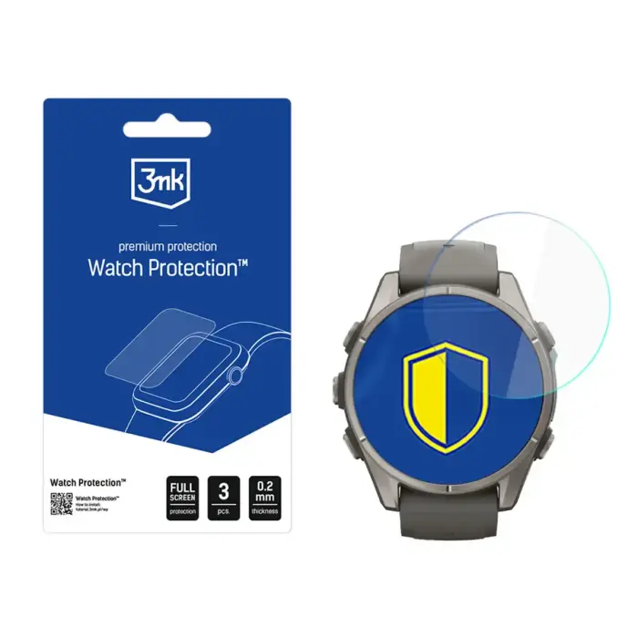 3MK FlexibleGlass Watch Hybrid Glass for Garmin Fenix 9 43mm