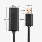 USB 2.0 extension cable UGREEN US121, active, 5m (black) — Foto 2