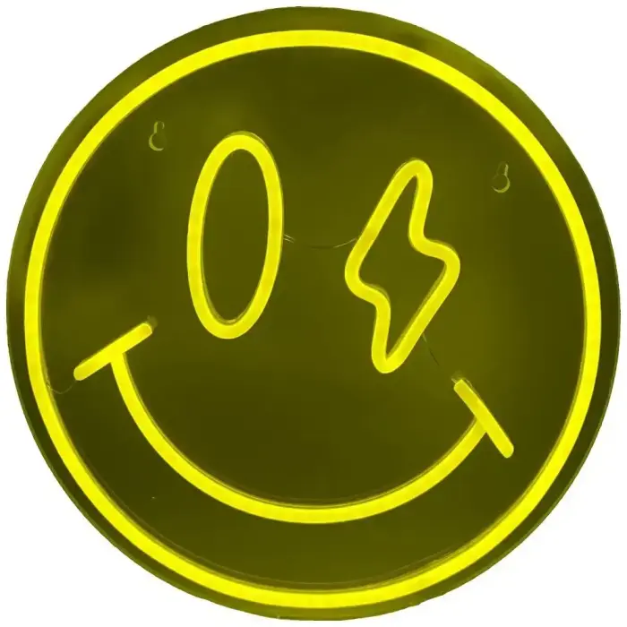 Neon Beline Light Smiling Face
