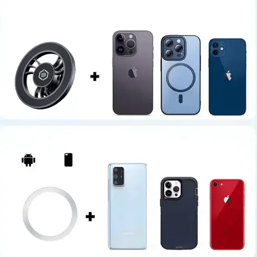 Blavec Car holder BH-14 magnetic Magsafe to air vent (BH14-MAVB) black Foto 8