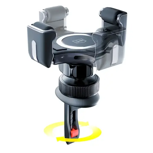 3mk Memo Hug car phone holder for air vent - black Photo