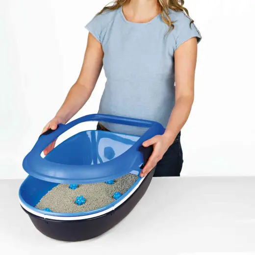 Kaķu tualete - Trixie Berto cat litter tray, with separating system, 39 × 22 × 59 cm Foto 8