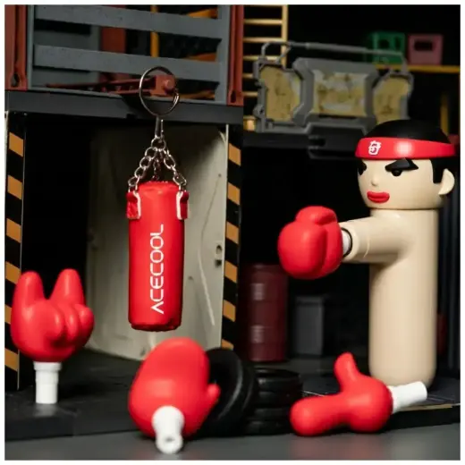 Mini massage gun 4smarts ACECOOL KungFu Boxer beige Foto 10