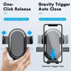 Blavec Car holder BH-08 to windshield / dashboard (BH08-WSB) black Foto 8