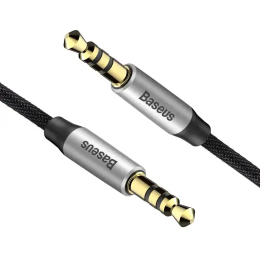 Baseus CAM30-BS1 Premium AUX Cable 3.5 mm -> 3.5 mm 1.0m Grey Photo