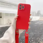 Strap Silicone phone case for iPhone 13 Pro Max red — Photo 7