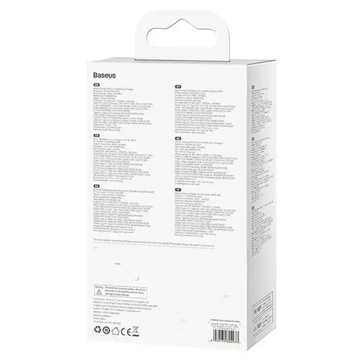 Baseus GaN3 Pro зарядное устройство | 100W | GaN | USB-A, USB-C, AC | черное Фото num