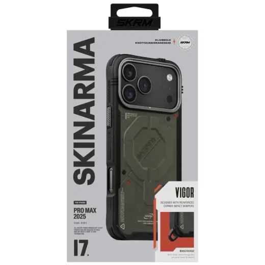 Etui Skinarma Vigor MagSafe do iPhone 17  Pro Max zielony Foto 5