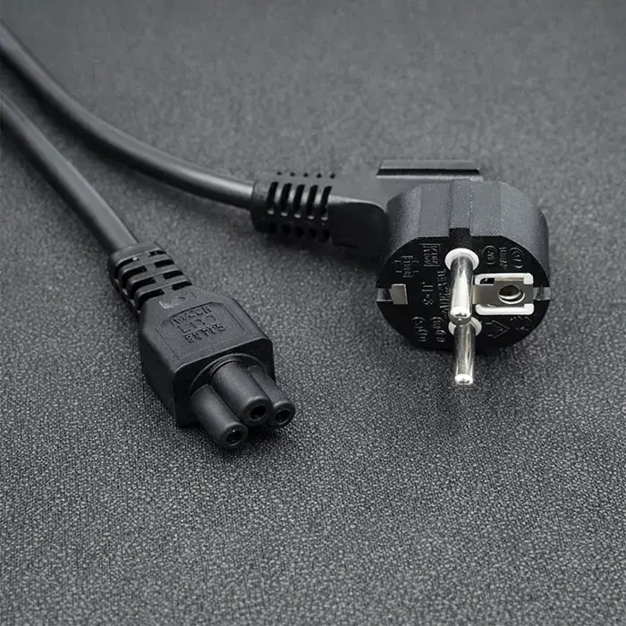 Qoltec Power cable IEC C5/SCHUKO | cloverleaf | 3x0.75mm² | 1.4m Фото num