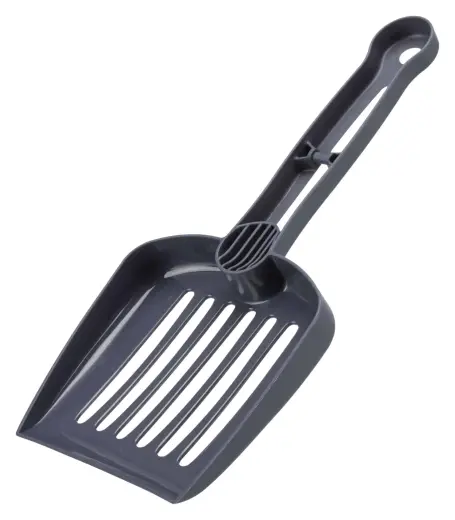 Лоток для кошачьего туалета : Trixie Vico Easy Clean Litter Tray, 40*40*56, серый|белый Фото num