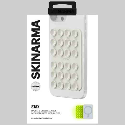 Universal suction cup Skinarma Stax MagSafe for phone
 niteglow Photo