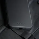 3mk Hardy Silky Leather maciņš ar MagSafe atbalstu telefonam iPhone 16 Pro Max melns — Foto 3
