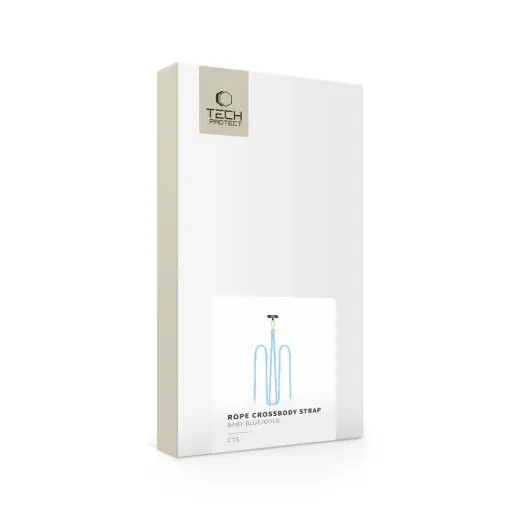 TECH-PROTECT C7S ROPE CROSSBODY STRAP BABY BLUE|GOLD Фото num