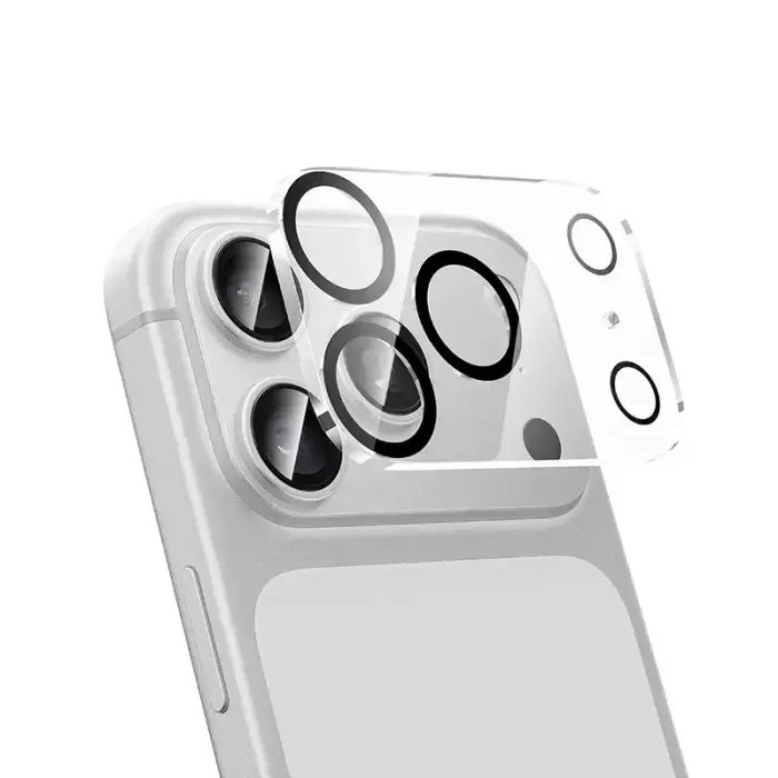 Borofone Tempered glass BF13 3D All-in-one camera lens for Iphone 18 Pro Max - 10 pieces